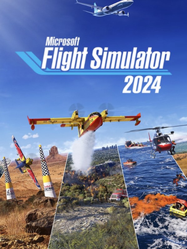 Portada del videojuego Microsoft Flight Simulator 2024